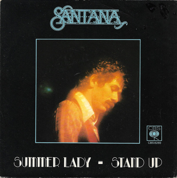 Santana - Summer Lady / Stand Up - Used Vinyl Record 7" image 1