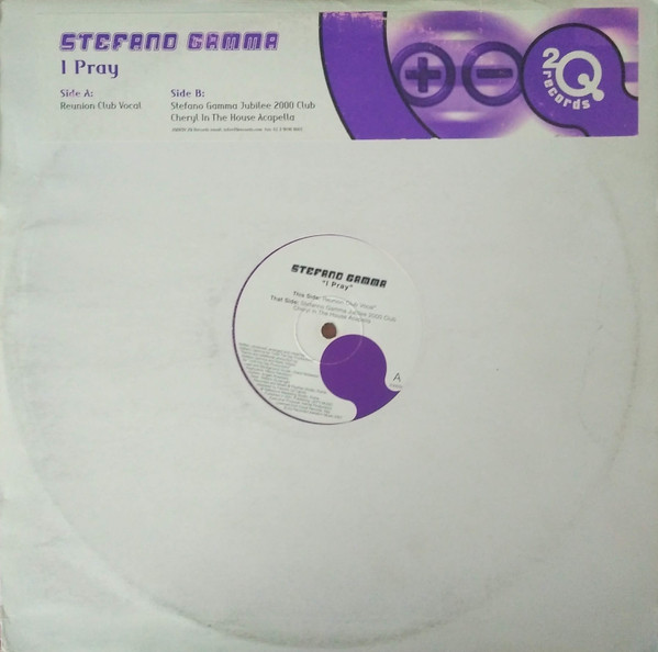 Stefano Gamma - I Pray - Used Vinyl Record 12" image 1