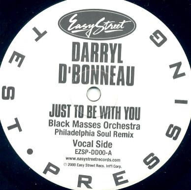 Darryl D'Bonneau - Just To Be With You - Used Vinyl Record 12" image 1