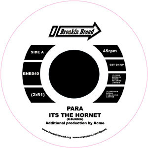 DJ Para - Its The Hornet - Vinyl Record 7" image 1
