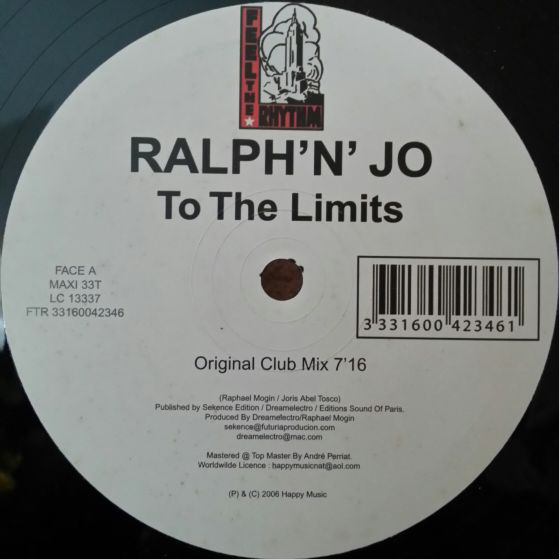 DJ Ralph 'n' Jo - To The Limits - Vinyl Record 12" image 1