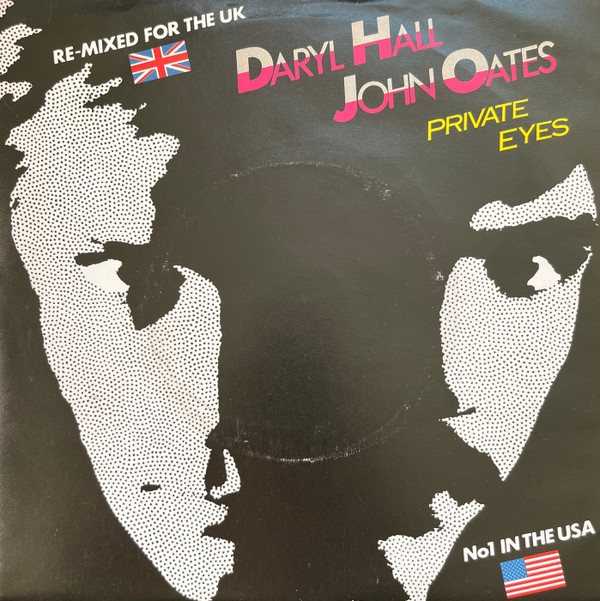 Daryl Hall & John Oa - Private Eyes - Used Vinyl Record 7" image 1