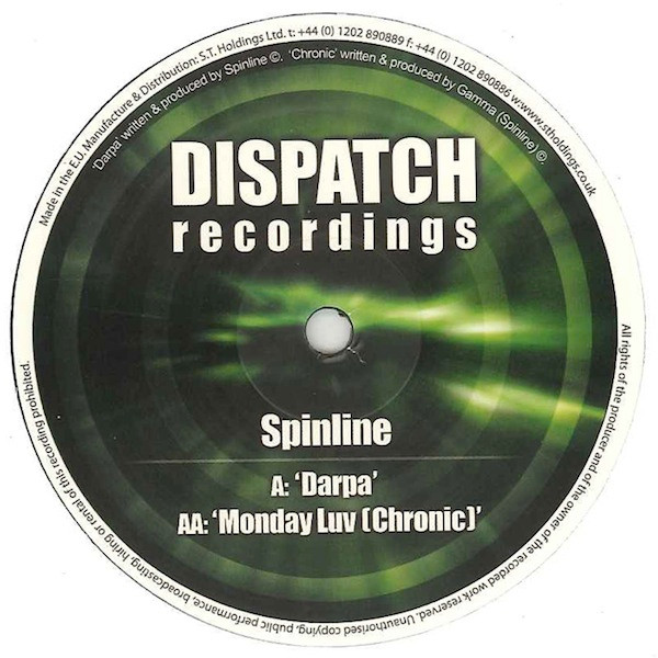Spinline - Darpa / Monday Luv (Chronic) - Vinyl Record 12" image 1