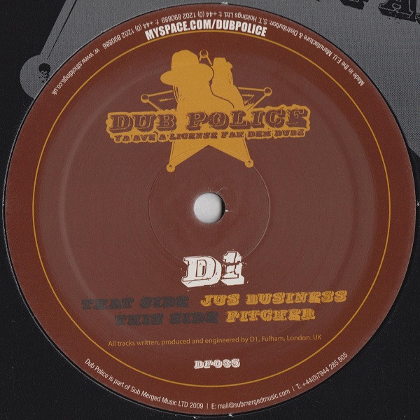 D1 - Jus Business - Vinyl Record 12" image 1