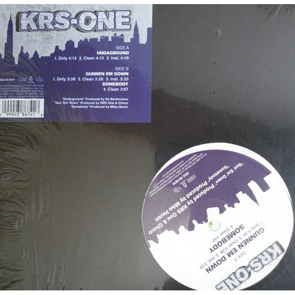 KRS-One - Undaground - Used Vinyl Record 12" image 1