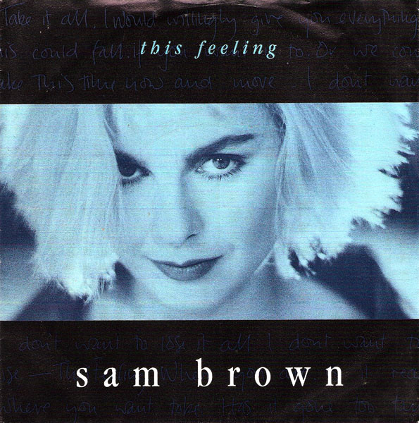 Sam Brown - This Feeling - Used Vinyl Record 7" image 1
