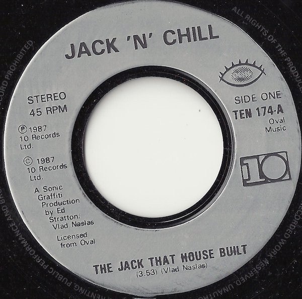 Jack 'N' Chill - Jack That House Built - Used Vinyl Record 7" image 1