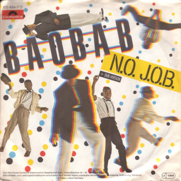 Baobab - N.O. J.O.B. - Used Vinyl Record 7" image 1