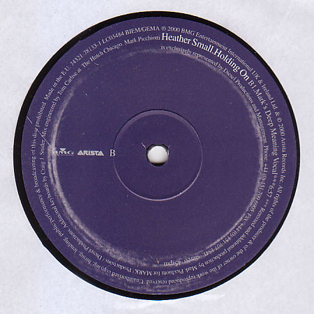 Heather Small - Holding On - Used Vinyl Record 12" image 1