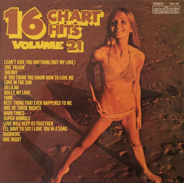Unknown Artist - 16 Chart Hits Volume 21 - Used Vinyl Record image 1