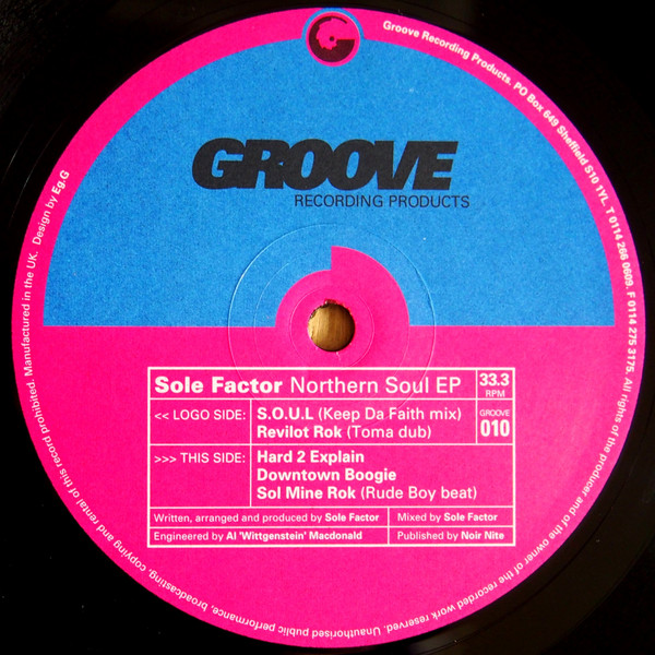 Sole Factor - Northern Soul EP - Used Vinyl Record 12" image 1