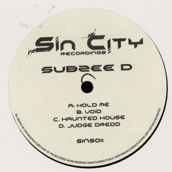 Subzee d - EP - Vinyl Record 12" image 1