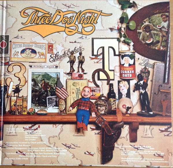Three Dog Night - American Pastime - Used Vinyl Record image 3
