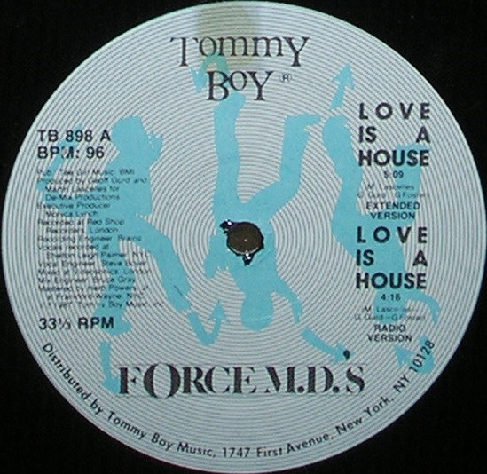 Force MD's - Love Is A House - Used Vinyl Record 12" image 3