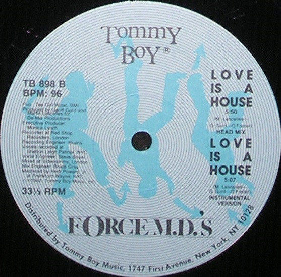Force MD's - Love Is A House - Used Vinyl Record 12" image 4
