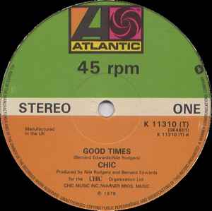 Chic - Good Times - Used Vinyl Record 12" image 1