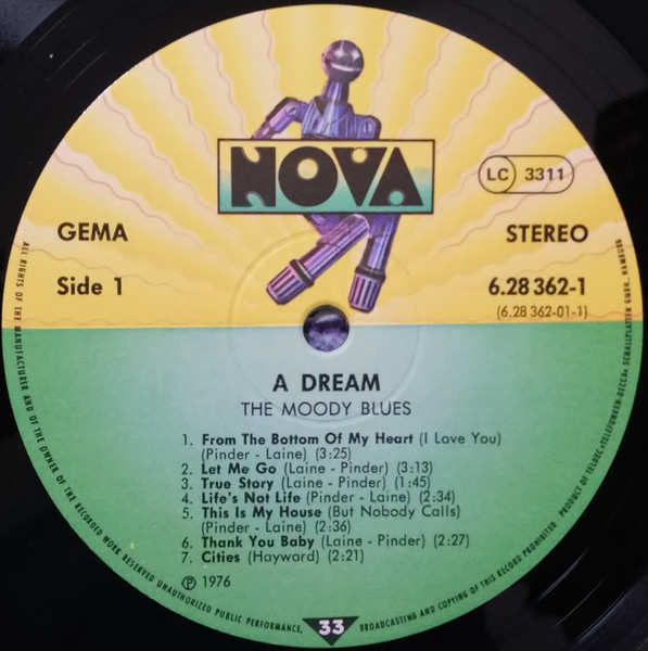 Moody Blues - A Dream - Used Vinyl Record image 4