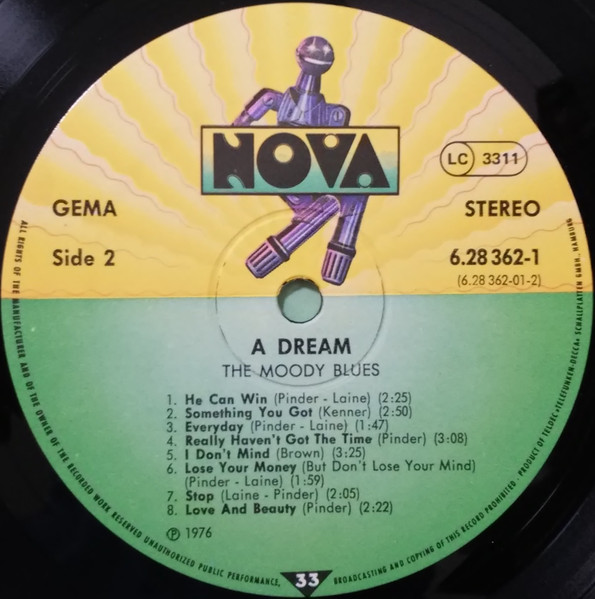 Moody Blues - A Dream - Used Vinyl Record image 5