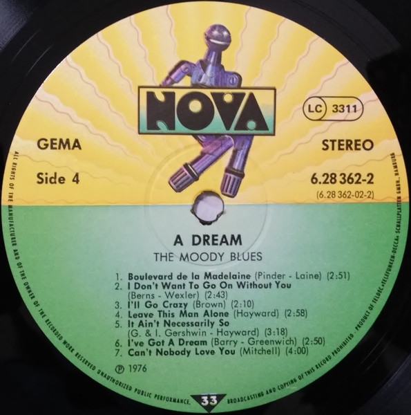 Moody Blues - A Dream - Used Vinyl Record image 7