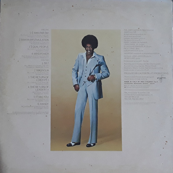 Jimmy Castor Bunch - Maximum Stimulation - Used Vinyl Record image 2