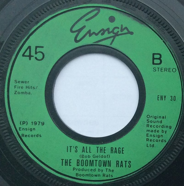 Boomtown Rats - I Don't Like Mondays - Used Vinyl Record 7" image 2