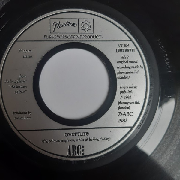 ABC - All Of My Heart / Overture (From The Lexicon Of Love) - Used Vi image 2