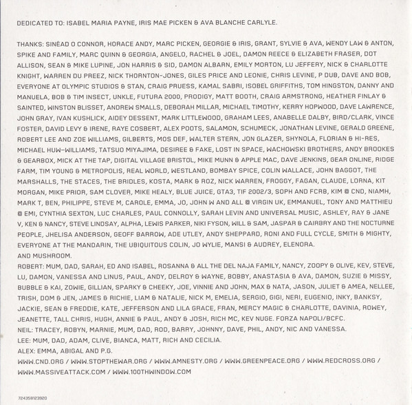 Massive Attack - 100th Window - CD image 23