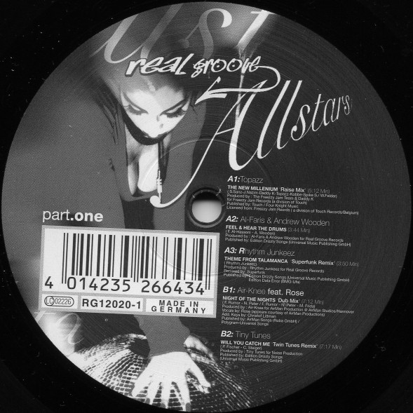 Various - Real Groove Allstars Part One - Used Vinyl Record image 4