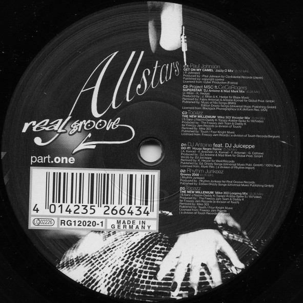 Various - Real Groove Allstars Part One - Used Vinyl Record image 6