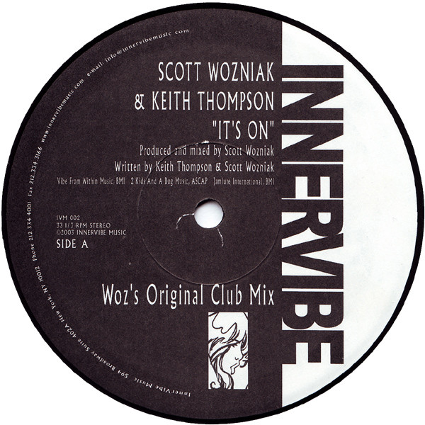 Scott Wozniak - It's On - Used Vinyl Record 12" image 3