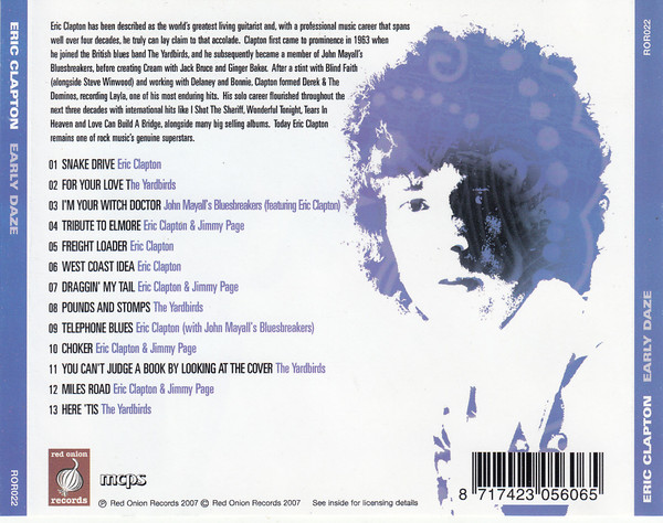 Eric Clapton - Early Daze - Used CD image 2