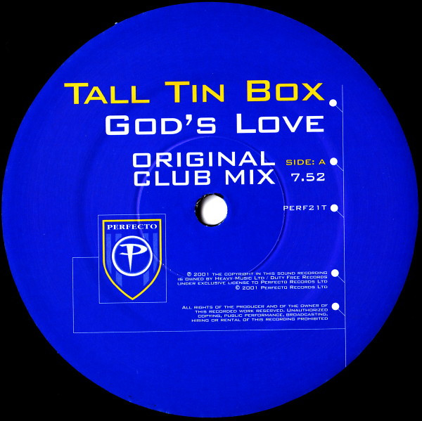 Tall Tin Box - God's Love - Used Vinyl Record 12" image 3
