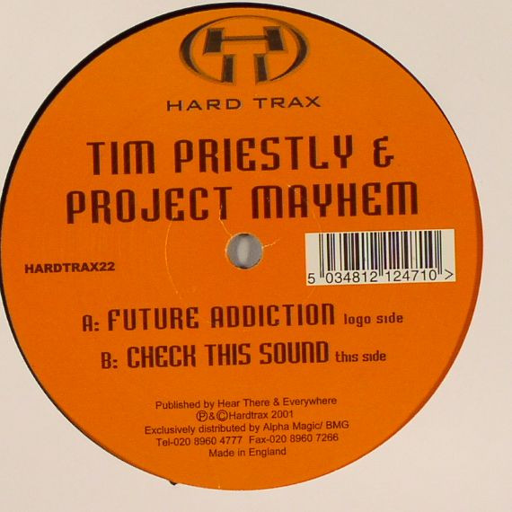 Tim Priestley - Future Addiction / Check This Sound - Used Vinyl Reco image 1