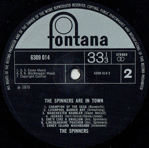 Spinners - Are In Town - Used Vinyl Record image 4