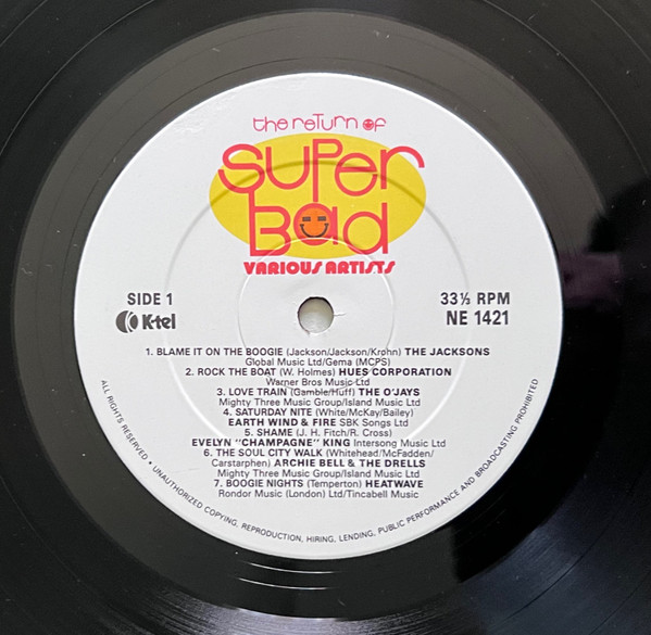 Various - Return Of Super Bad - Used Vinyl Record 2xlp image 3