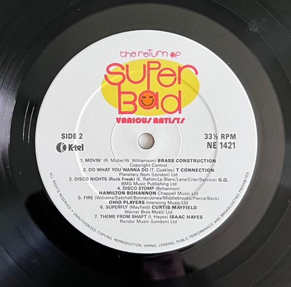 Various - Return Of Super Bad - Used Vinyl Record 2xlp image 4