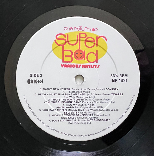 Various - Return Of Super Bad - Used Vinyl Record 2xlp image 5