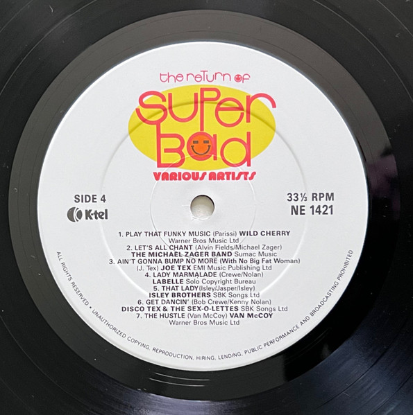 Various - Return Of Super Bad - Used Vinyl Record 2xlp image 6