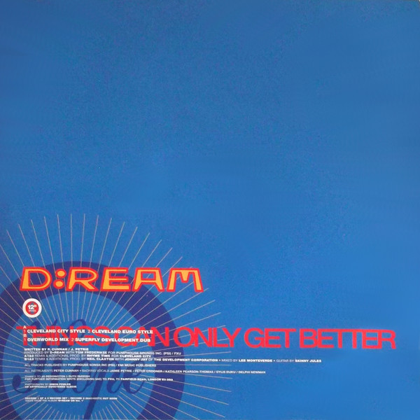 D:Ream - Things Can Only Get Better - Used Vinyl Record 12" image 3