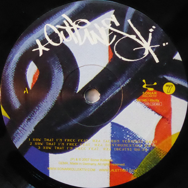 Outlines - Now That I'm Free / This World - Vinyl Record 12" image 3