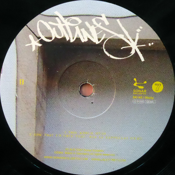 Outlines - Now That I'm Free / This World - Vinyl Record 12" image 4