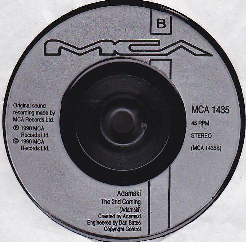 Adamski - Space Jungle - Used Vinyl Record 7" image 4