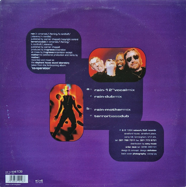 Groove Corporation - Rain - Used Vinyl Record 12" image 2