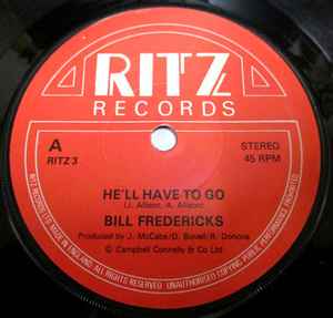 Bill Fredericks - He'll Have To Go - Used Vinyl Record 7" image 1