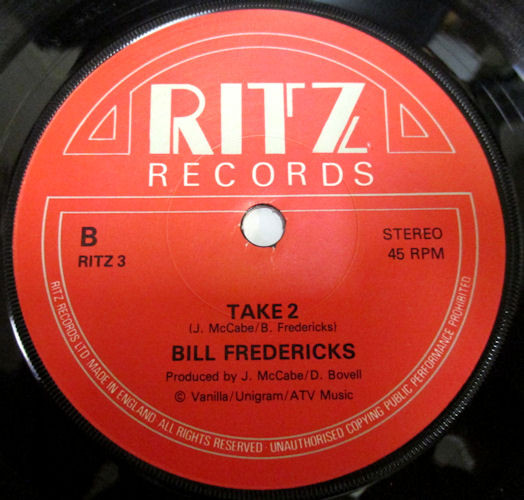 Bill Fredericks - He'll Have To Go - Used Vinyl Record 7" image 2