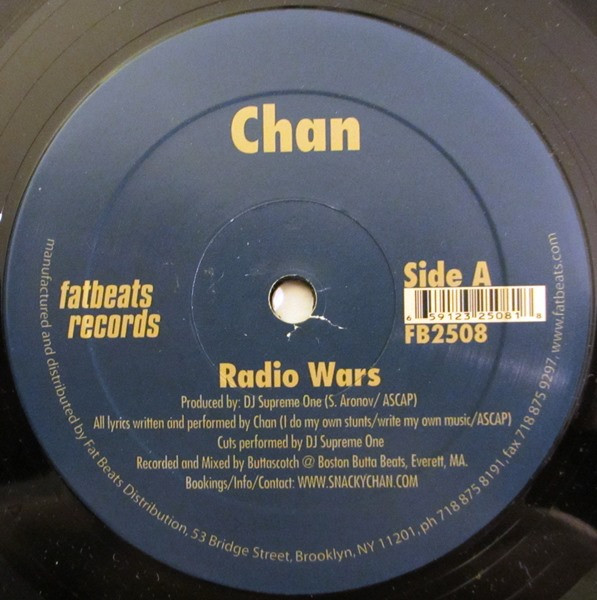 Chan - Radio Wars / Clap Ya Hands - Vinyl Record 12" image 2