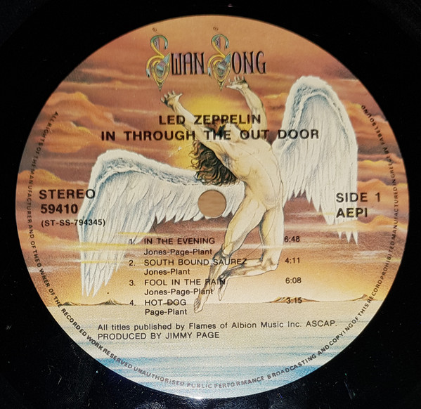 Led Zeppelin - In Through The Out Door - Used Vinyl Record image 6