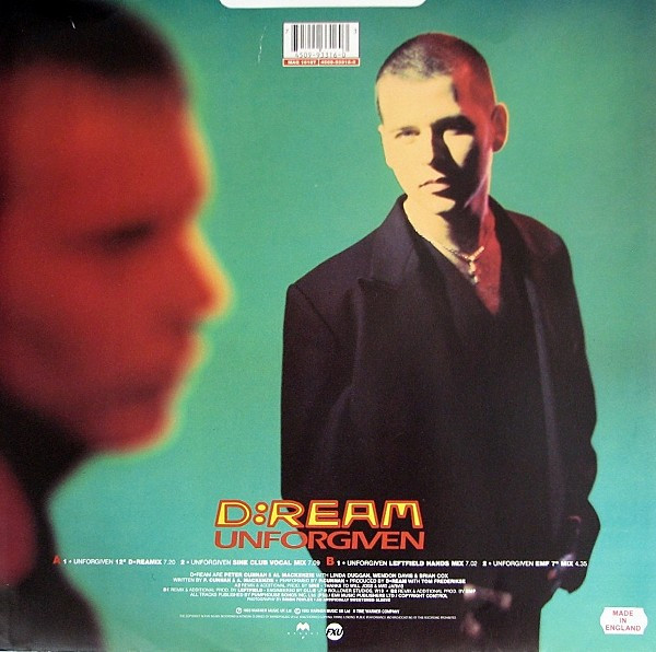 D:Ream - Unforgiven - Used Vinyl Record 12" image 4
