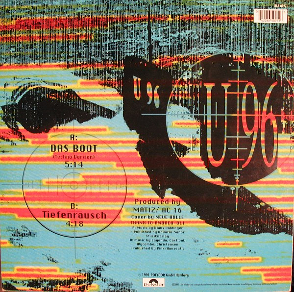U96 - Das Boot - Used Vinyl Record 12" image 2