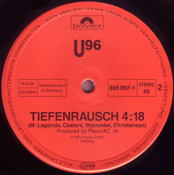 U96 - Das Boot - Used Vinyl Record 12" image 4